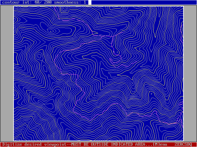 Contour map