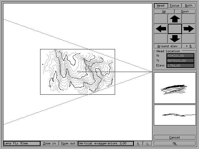 Selecting the viewpoint